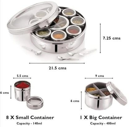 12 in 1 Stainless Steel Masala Box