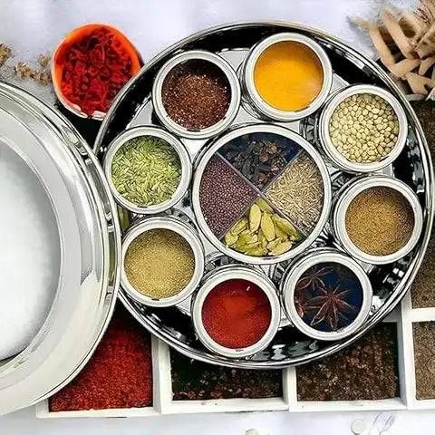 12 in 1 Stainless Steel Masala Box