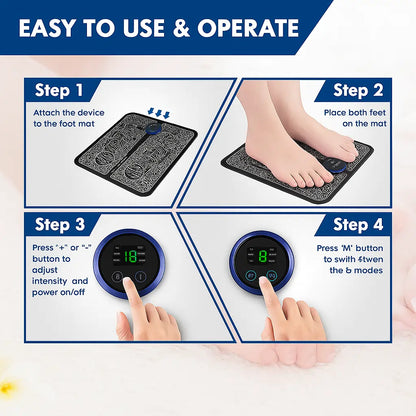 Foot Massager-Wireless Ems Massage Machine