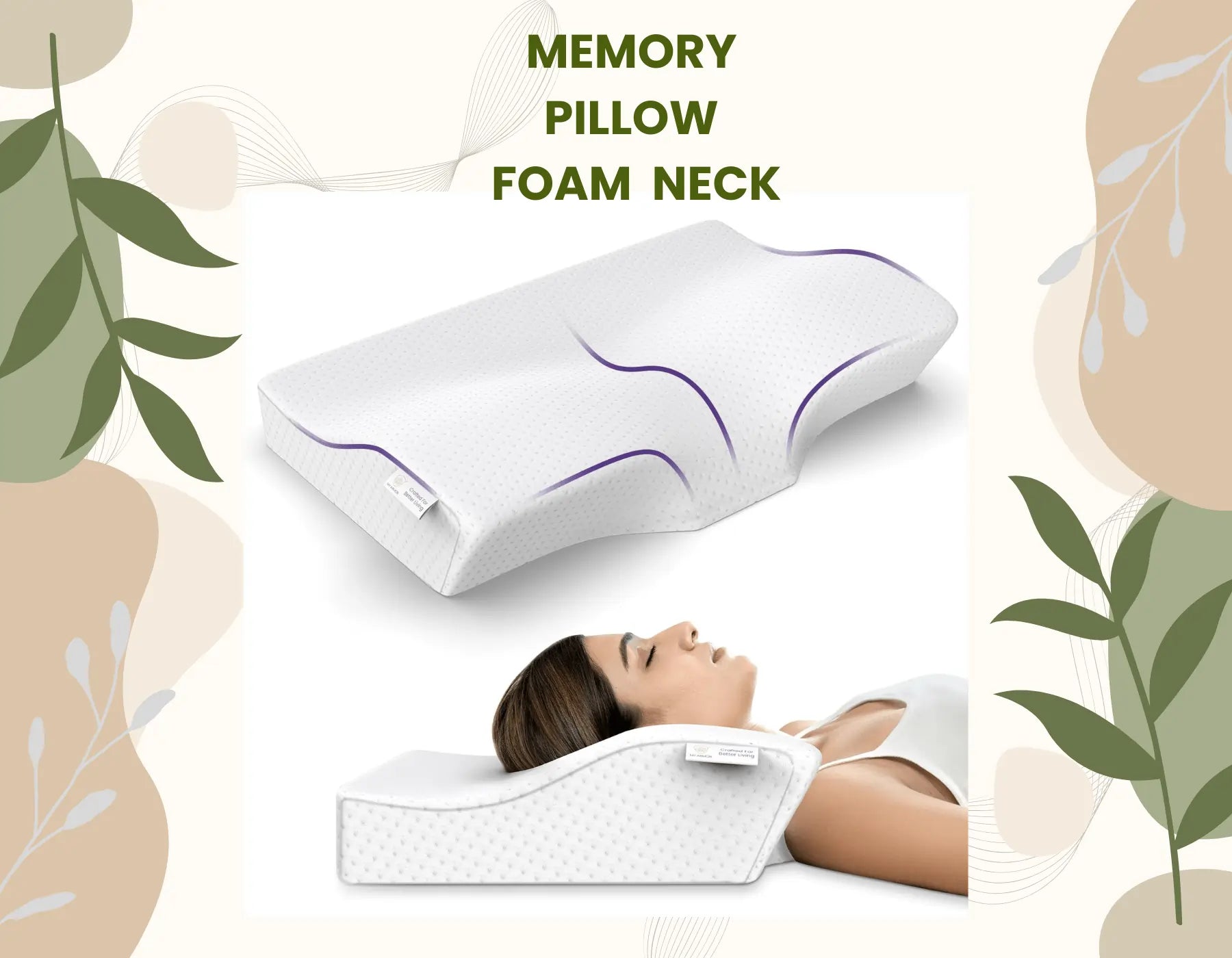 Memory Pillow Foam Neck